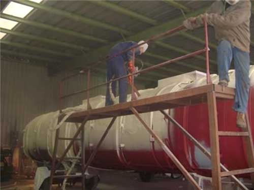 聚脲噴塗設備油罐防鏽施工案例